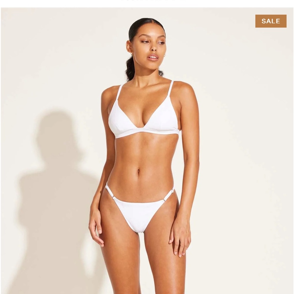 Vitamin A Moss EcoRib bralette swim top
